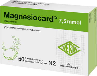 MAGNESIOCARD 7,5 mmol Brausetabletten