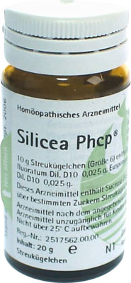 SILICEA PHCP Globuli