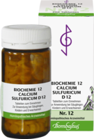 BIOCHEMIE 12 Calcium sulfuricum D 12 Tabletten