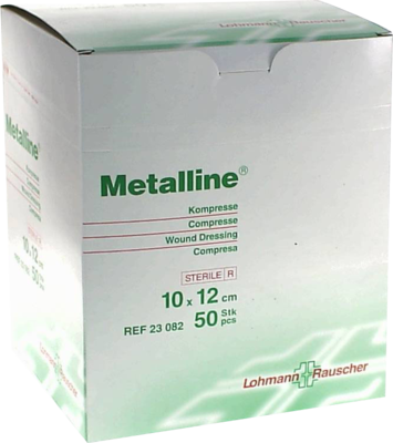 METALLINE Kompressen 10x12 cm steril