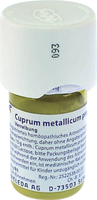 CUPRUM METALLICUM praep.D 6 Trituration