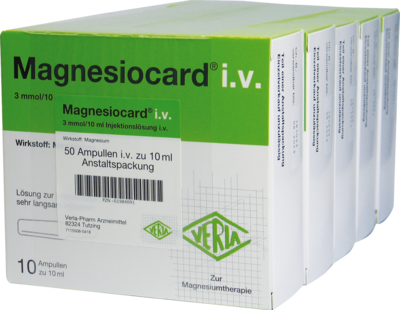 MAGNESIOCARD i.v. Injektionslösung