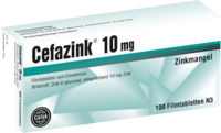 CEFAZINK 10 mg Filmtabletten