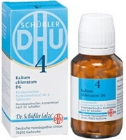 BIOCHEMIE DHU 4 Kalium chloratum D 6 Tabletten