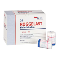 ROGGELAST Fixierbinden 8 cmx4 m in Cellophan