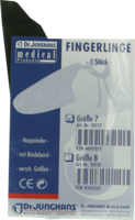 FINGERLING Nappaleder Gr.7 m.Bindeband