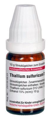 THALLIUM SULFURICUM D 12 Globuli