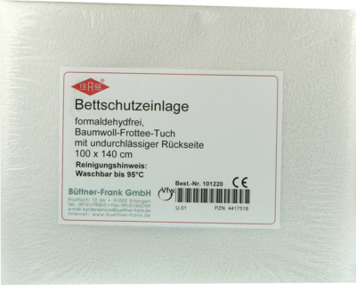 BETTEINLAGE Frottee 100x140 cm