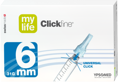 MYLIFE Clickfine Pen-Nadeln 6 mm 31 G