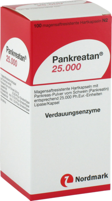 PANKREATAN 25.000 magensaftresistente Hartkapseln