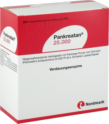 PANKREATAN 25.000 magensaftresistente Hartkapseln