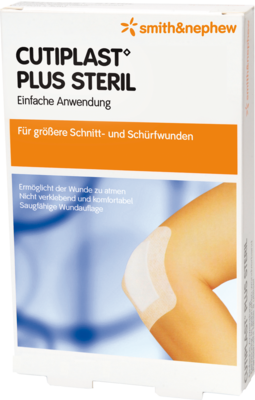 CUTIPLAST Plus steril 7,8x10 cm Verband