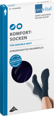 PROVITAL Komfortsocken men Gr.43-46 schwarz