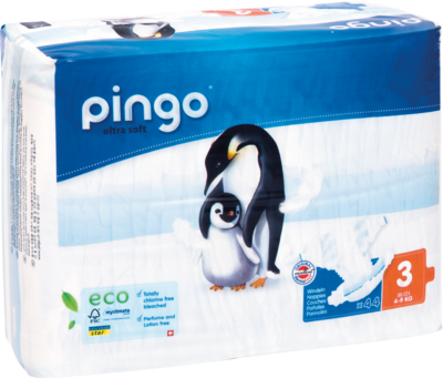 BIO WINDELN midi 4-9 kg Pinguin PINGO SWISS