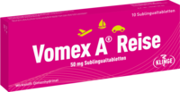 VOMEX A Reise 50 mg Sublingualtabletten