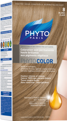 PHYTOCOLOR 8 helles blond ohne Ammoniak