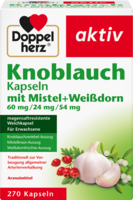 DOPPELHERZ Knobl.Kap.m.Mistel+Weißdorn 60/24/54 mg