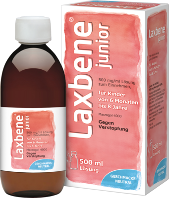 LAXBENE junior 500 mg/ml Lsg.z.Einnehmen Kdr.6M-8J