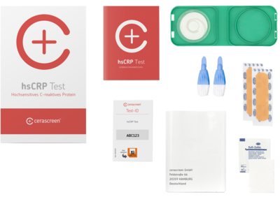 CERASCREEN hsCRP Test-Kit Blut