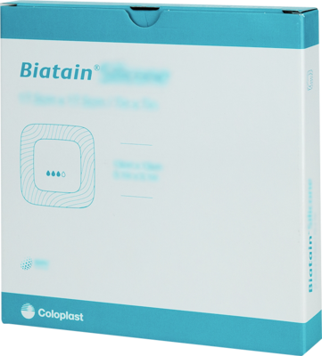 BIATAIN Silicone Schaumverband 17,5x17,5 cm